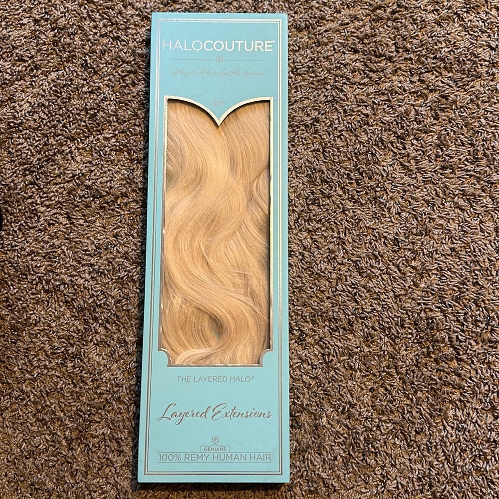 100% real rent human hair 22in only worn once